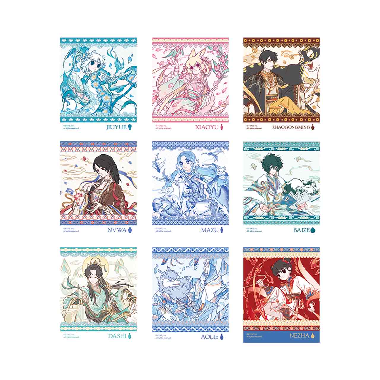 FEI REN ZAI × Jingdezhen Instant Photo-Style Trading Cards Blind Box