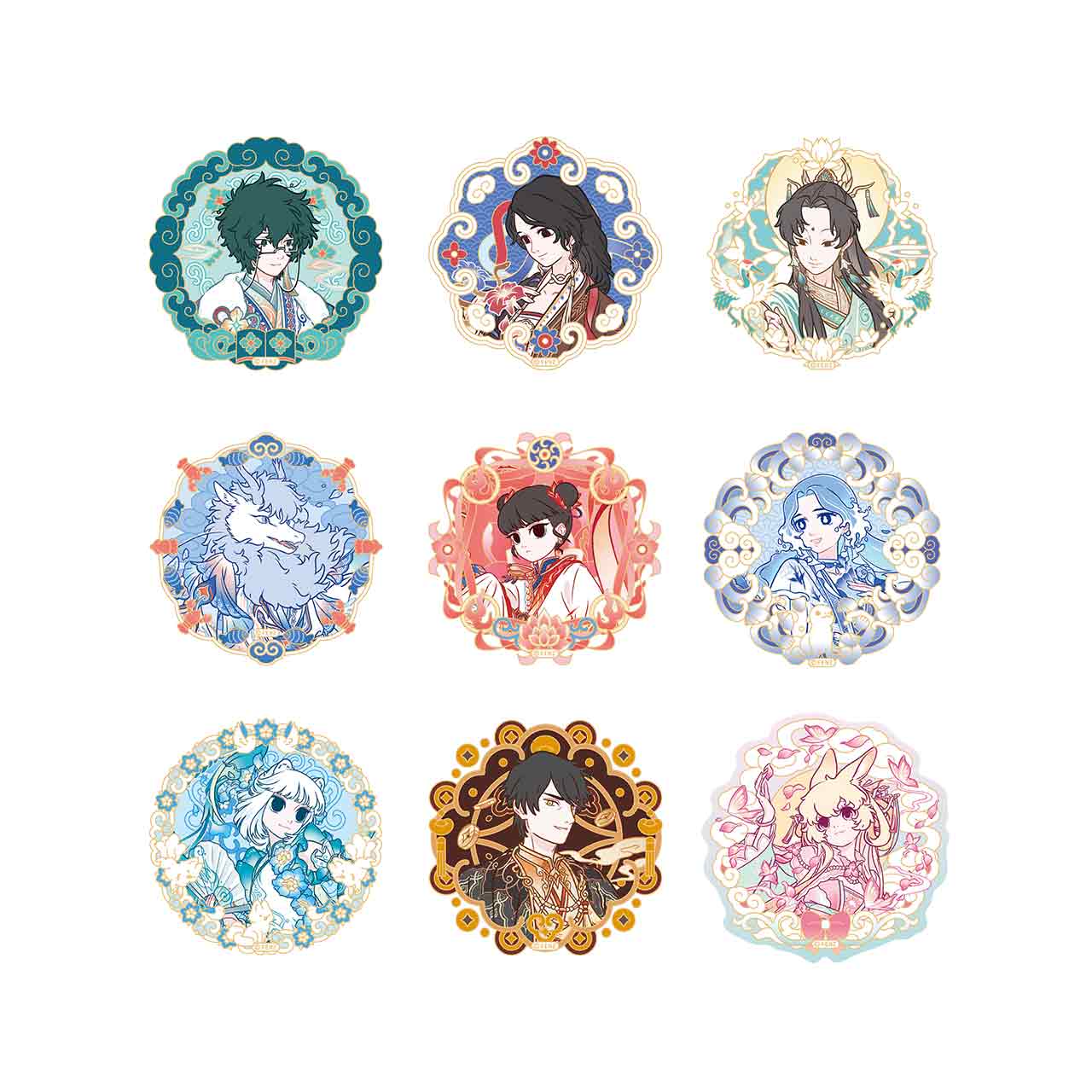 FEI REN ZAI × Jingdezhen Acrylic Badge Blind Box