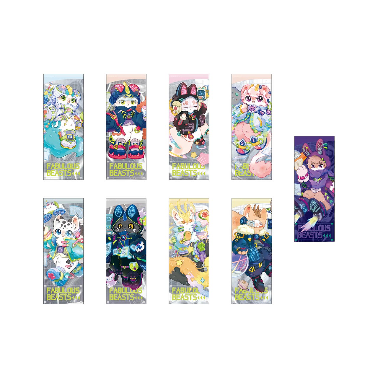 FABULOUS BEASTS-Stellar Drift-Holographic Ticket Blind Box