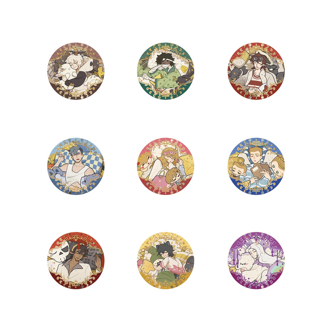 ALL SAINTS STREET-Good Night-Badge Blind Box