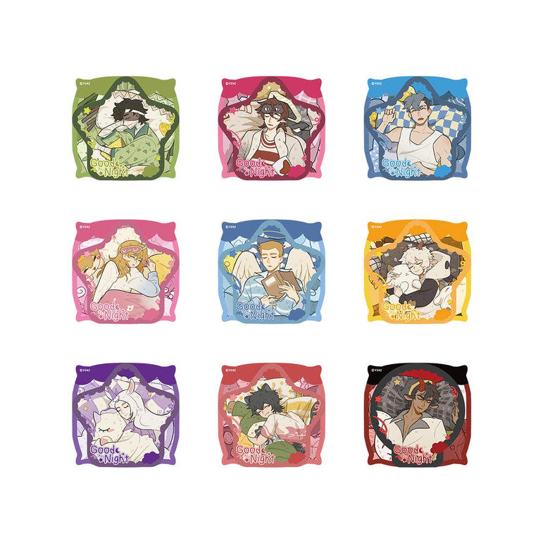 ALL SAINTS STREET-Good Night-Acrylic Fridge Magnet Blind Box