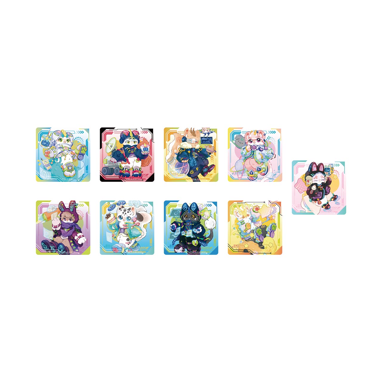 FABULOUS BEASTS-Stellar Drift-Acrylic Fridge Magnet Blind Box
