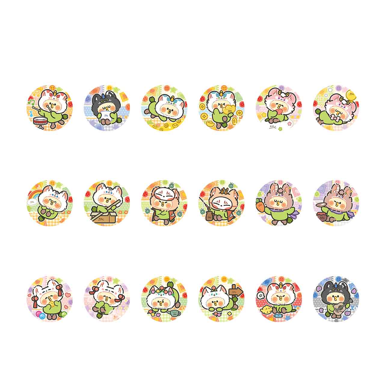FABULOUS BEASTS × LITTLE PARROT BEBE - Badge Blind Box - Q Edition