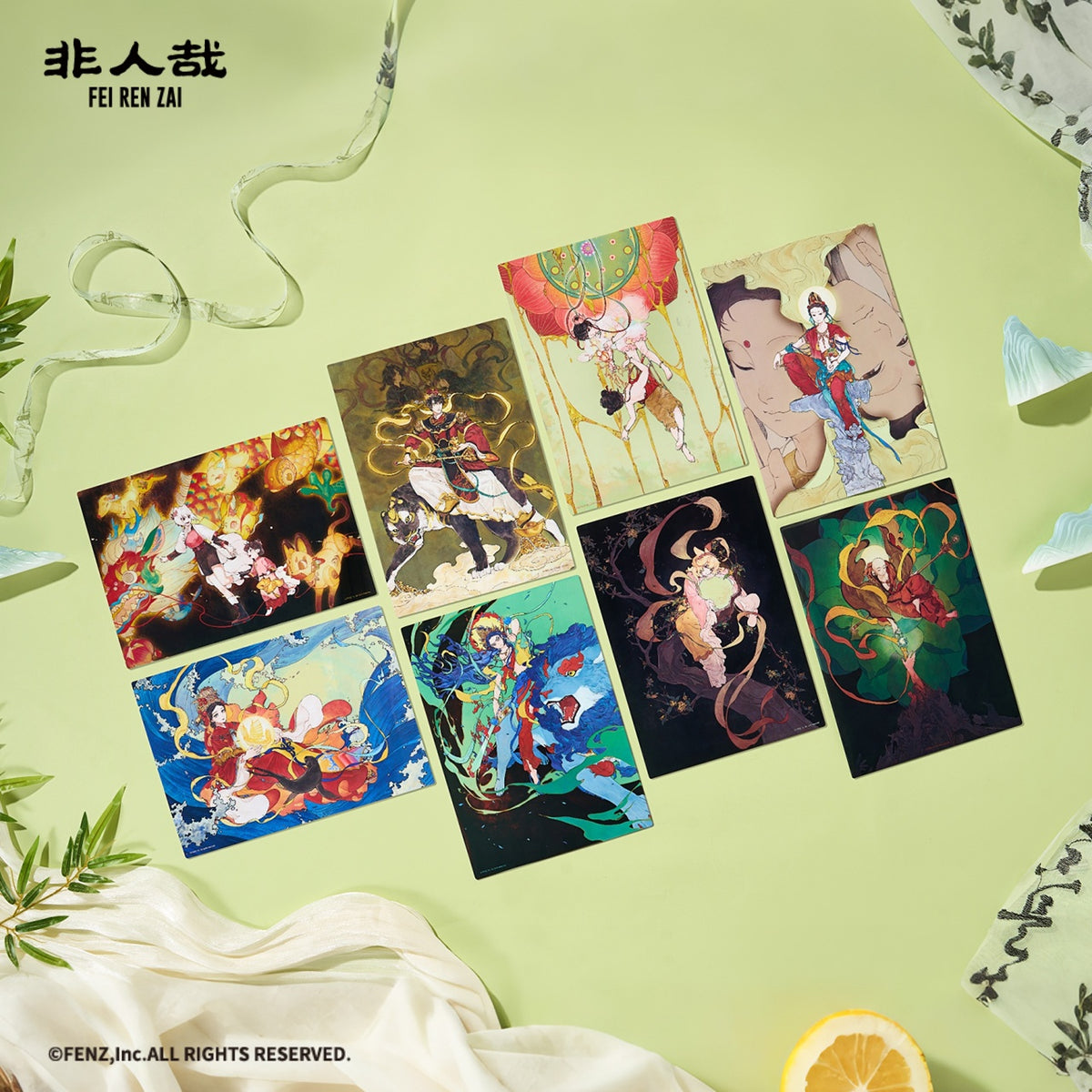 FEI REN ZAI Mountain & Sea Wander Series PET Poster Blind Box